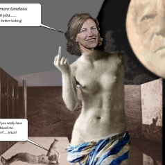 HONORABLE MENTIONS: THE MIES IS THE MAN IN THE MOON? OKAY… AWARD: “TALES OF THE IMMORTALS: AQUA NYMPH TAKES ON MAN IN THE MOON” BY RON KWASKE, AIA AND ILIANNA KWASKE, PH.D.